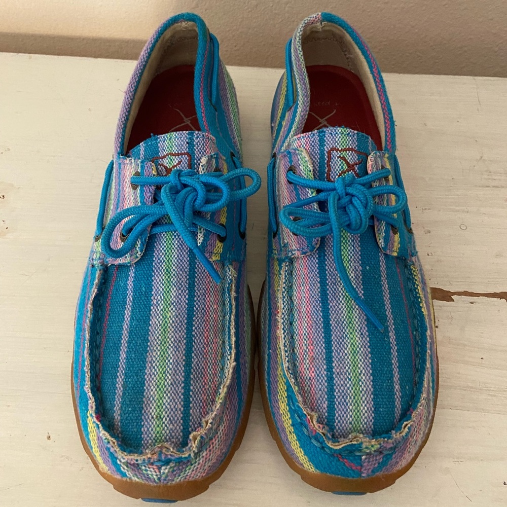 Twisted X Women's Fabric Driving Moccasins